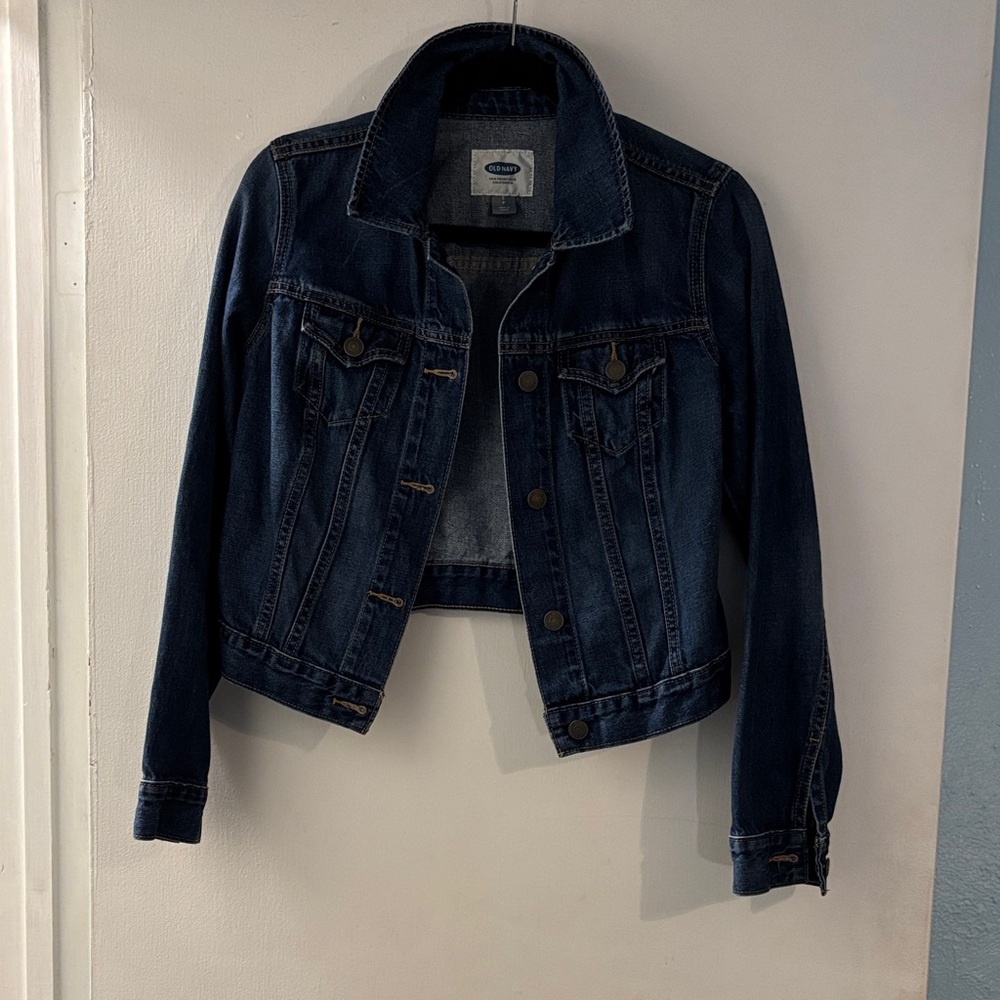 Old Navy Dark Blue Jean Jacket